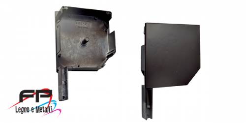 Fianchi in alluminio preverniciati da 45° con perno